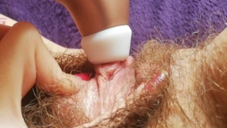 1 hour + Hairy pussy fetish video compilation huge bush big clit amateur