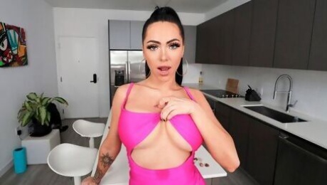 Extravagant MJ Fresh - brunette porn - Stay Home POV